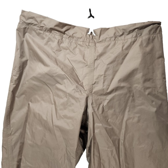 Patagonia Mens L Nylon Drawstring Rain Pants Ripstop Waterproof Outdoors - Picture 3 of 13